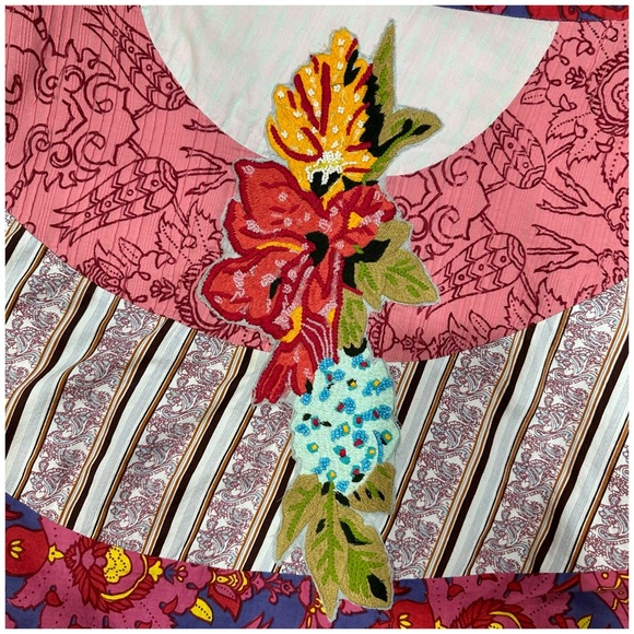 2005 Anthro Patchwork Boho Skirt by Aquarius - Picture 6 of 12